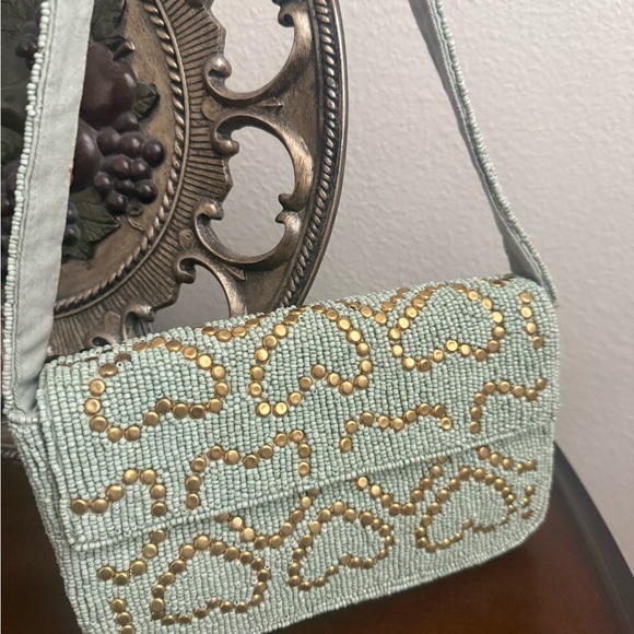 Anthropologie beaded bag/ clutch/ shoulder bag - Picture 9 of 10